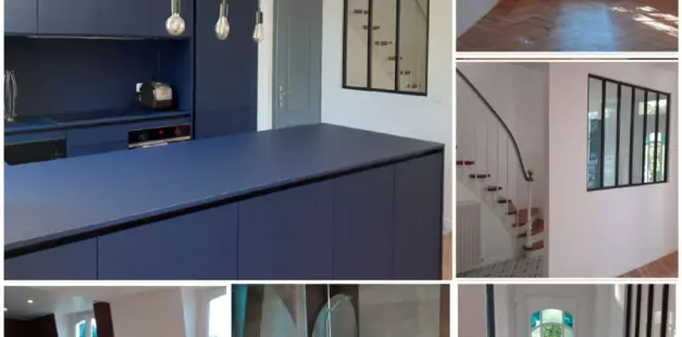 rénovation totale d'une maison à Montmorency